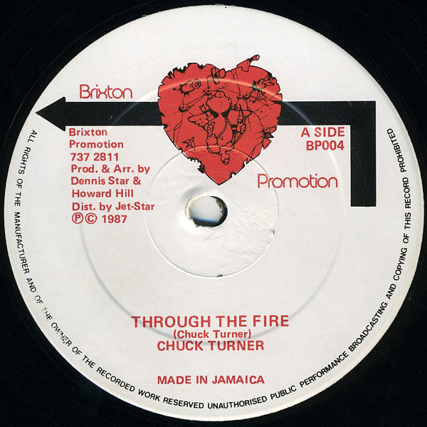 Chuck Turner : Through The Fire (12", Single)