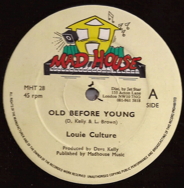 Louie Culture : Old Before Young (12")