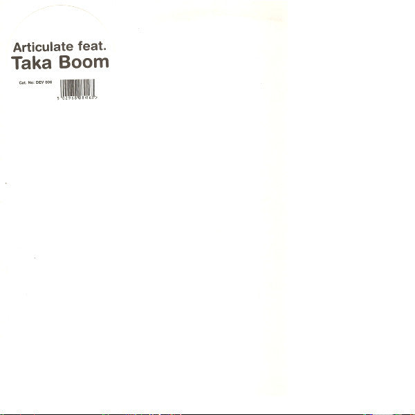 Articulate Feat. Taka Boom : Trustin (12")