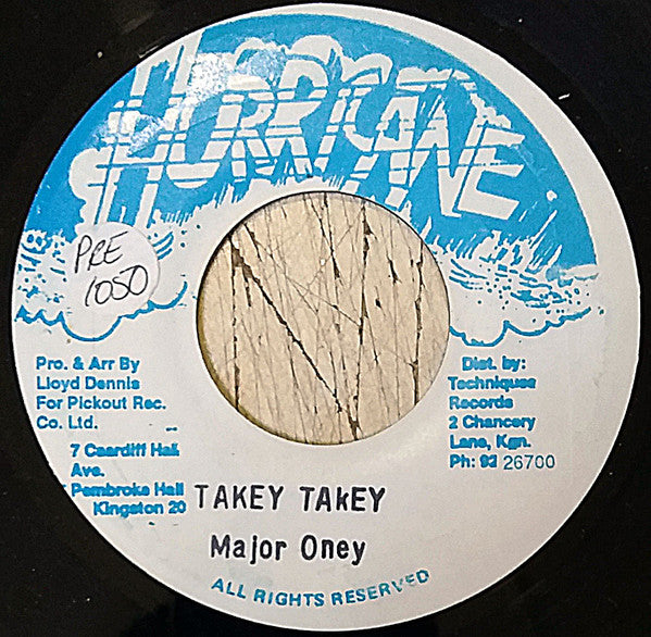 Major Oney : Takey Takey (7")