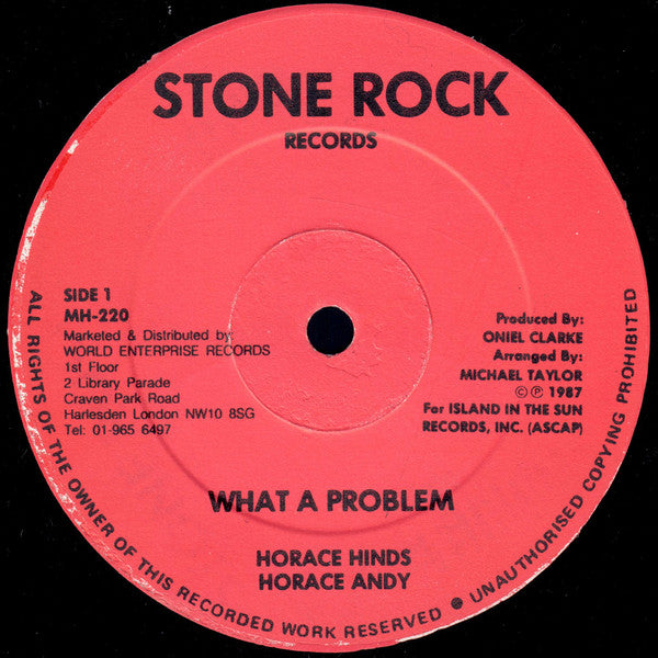 Horace Andy : What A Problem (12")