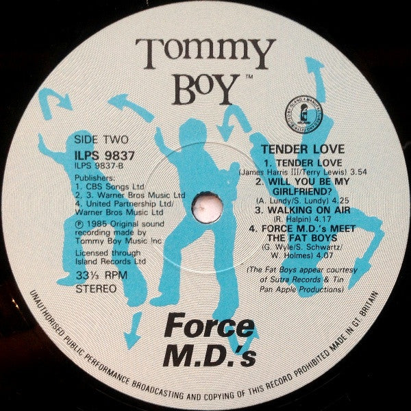 Force MD's : Tender Love (LP, Album)