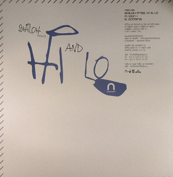 Shiloh Presents Hi And Lo* : Sign I (12")