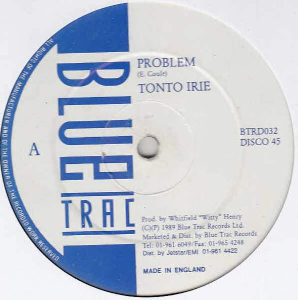 Tonto Irie / Steppa : Problem / Short A Breath (12")