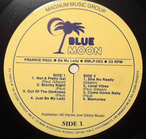 Frankie Paul : Be My Lady (LP, Album, RE)