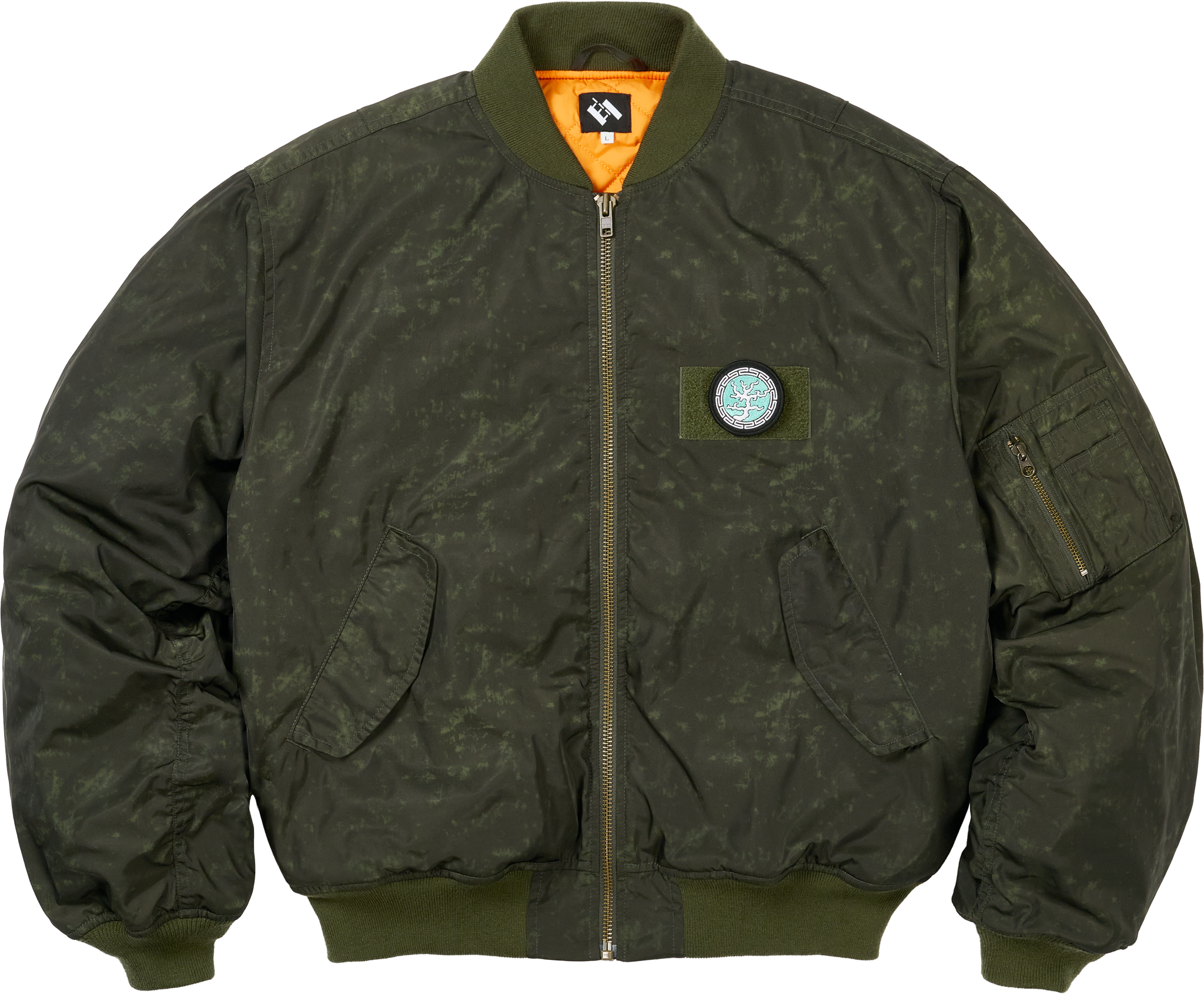 The Trilogy Tapes TTT Bomber Jacket Green