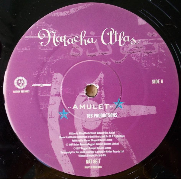 Natacha Atlas : Amulet (12", Single)