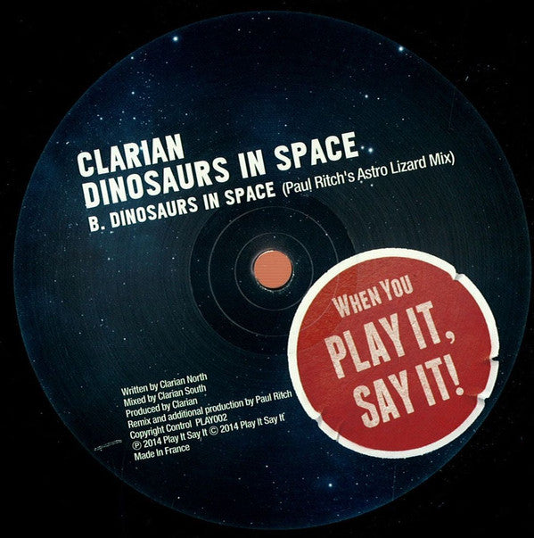 Clarian : Dinosaurs In Space (12")