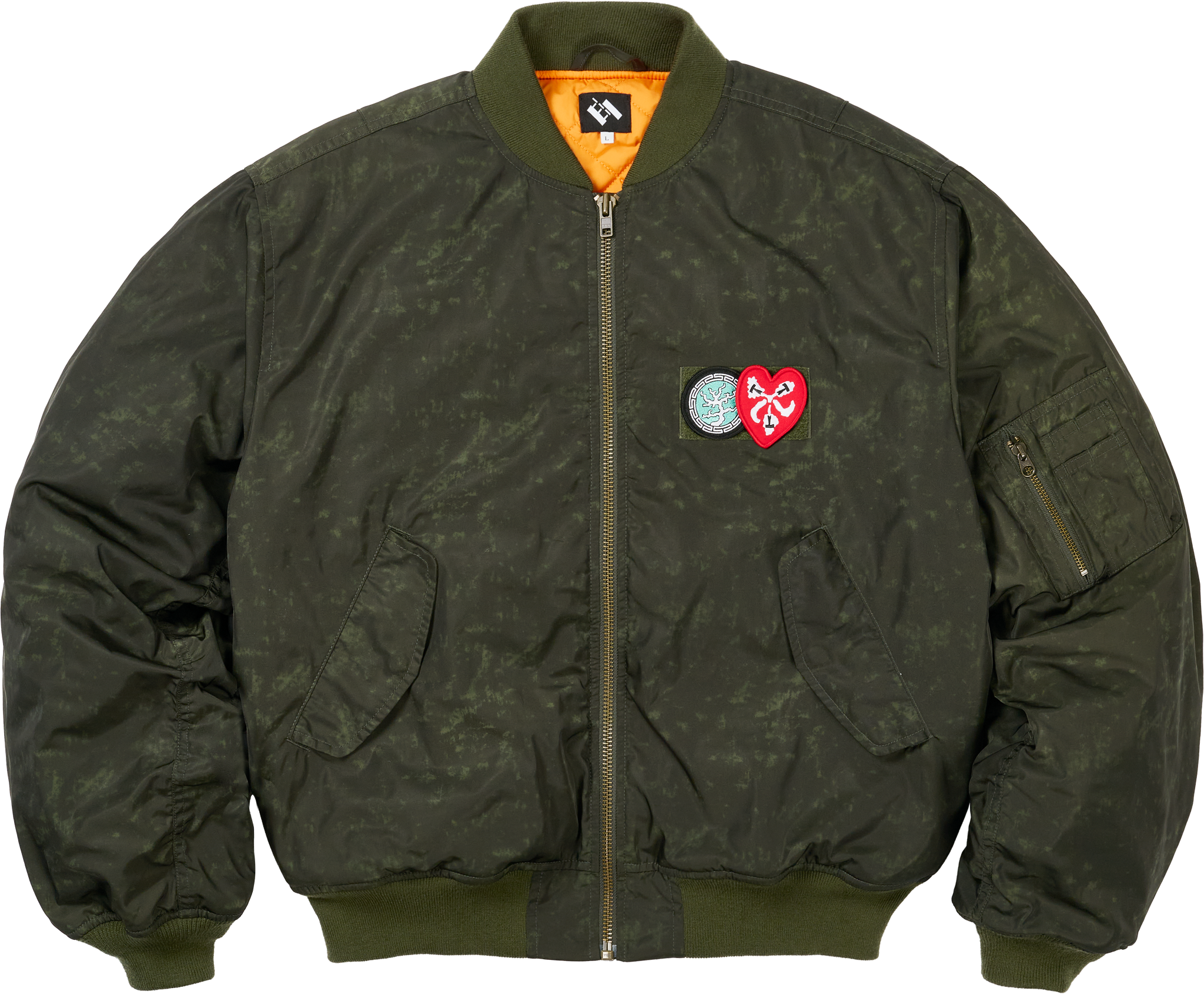 The Trilogy Tapes TTT Bomber Jacket Green