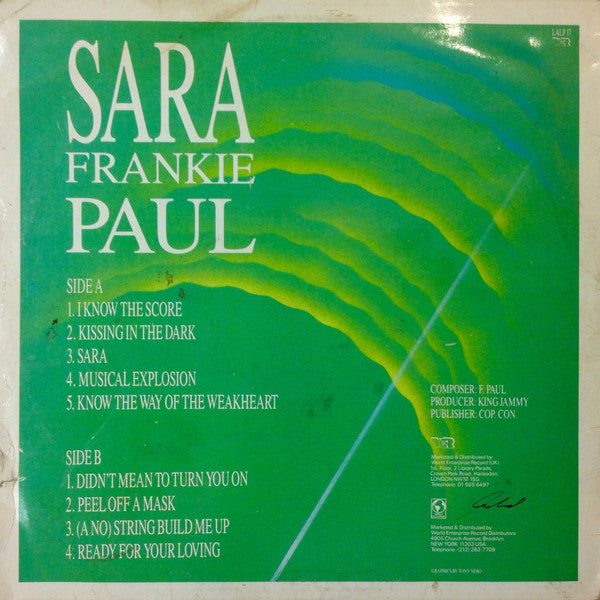 Frankie Paul : Sara (LP)