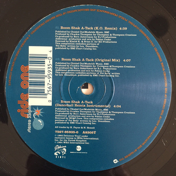 Born Jamericans : Boom Shak A-Tack (12", Single)