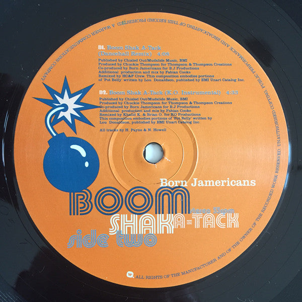 Born Jamericans : Boom Shak A-Tack (12", Single)