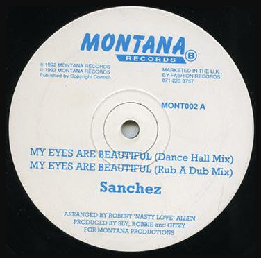 Sanchez : My Eyes Are Beautiful (12")