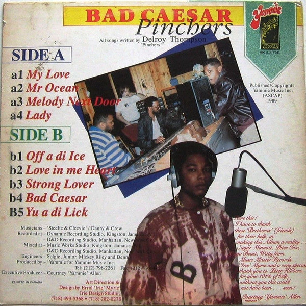 Pinchers : Bad Caesar (LP, Album)