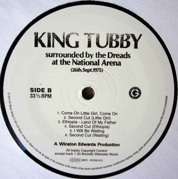 King Tubby : Surrounded By The Dreads At The National Arena 26th. September 1975 (LP, Album, RE)