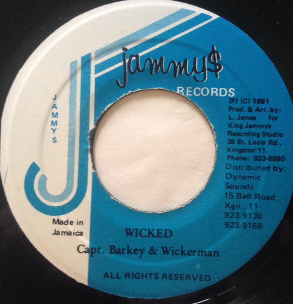 Capt. Barkey & Wickerman* : Wicked (7")