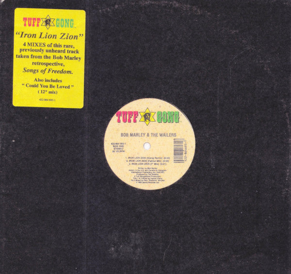 Bob Marley & The Wailers : Iron Lion Zion (12", Maxi)