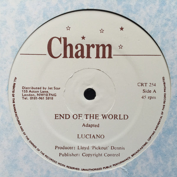 Luciano (2) : End Of The World (12", Single)