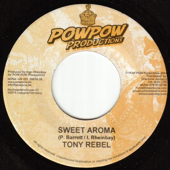 Tony Rebel : Sweet Aroma (7")