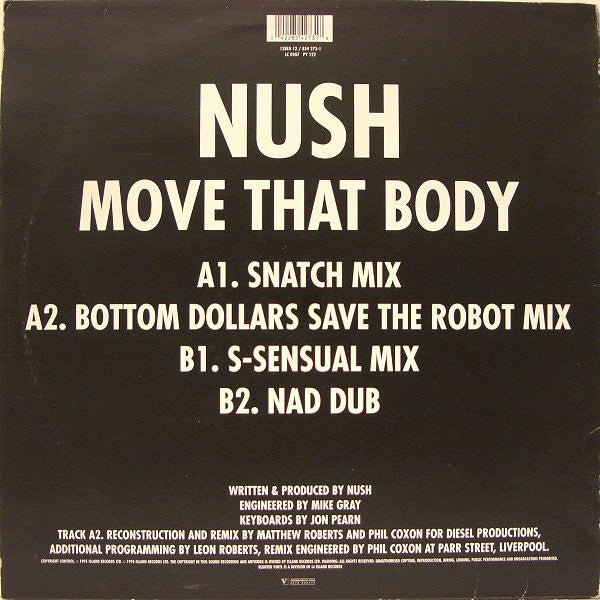 Nush : Move That Body (12", Single)