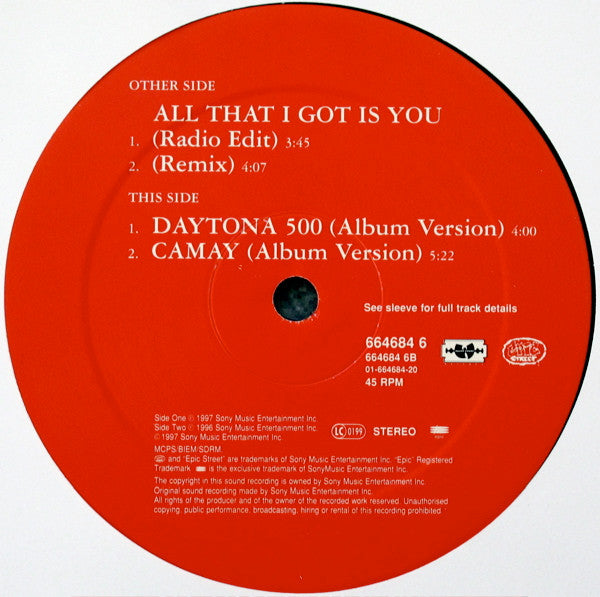 Ghostface Killah : All That I Got Is You (12")