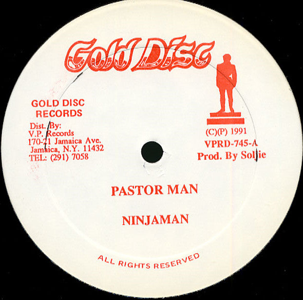 Ninjaman, Apache Scratchie* : Pastor Man / Move (12", EP)