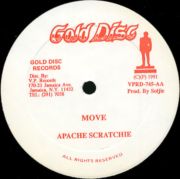 Ninjaman, Apache Scratchie* : Pastor Man / Move (12", EP)