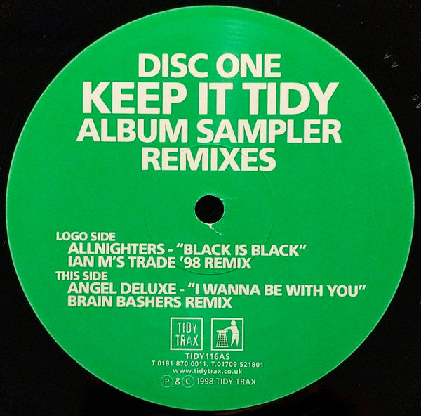 Allnighters / Angel Deluxe : Keep It Tidy Album Sampler Remixes (12", Smplr, 1/2)