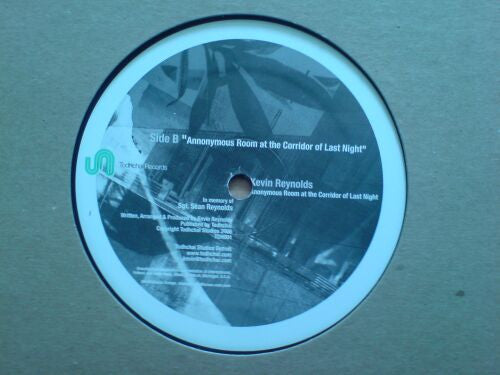 Kevin Reynolds (2) : Afrik / Anonymous Room At The Corridor Of Last Night (12")