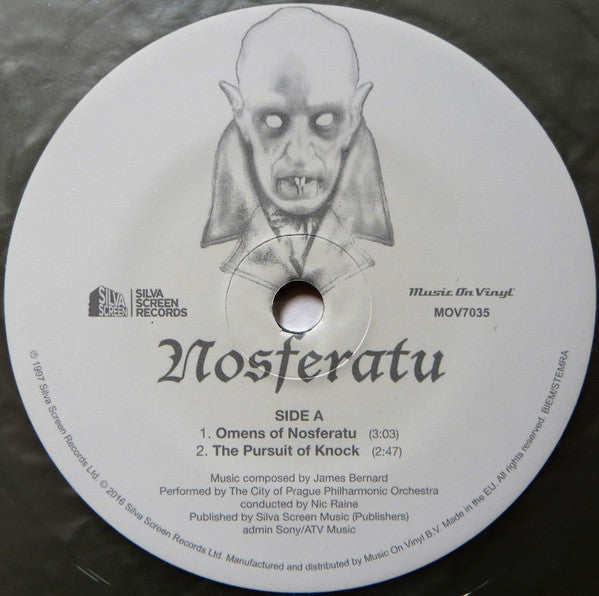 James Bernard (2) : Nosferatu (7", RSD, Single, Dlx, Ltd, Num, Sil)