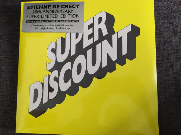 Etienne De Crécy : Super Discount (2xLP, Album, Ltd, RE, Yel)