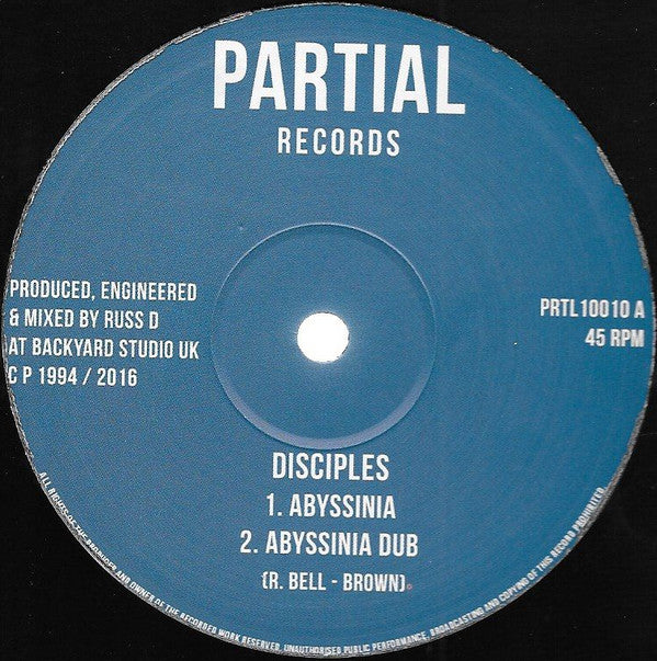 Disciples* : Abyssinia / Mabrak (10")