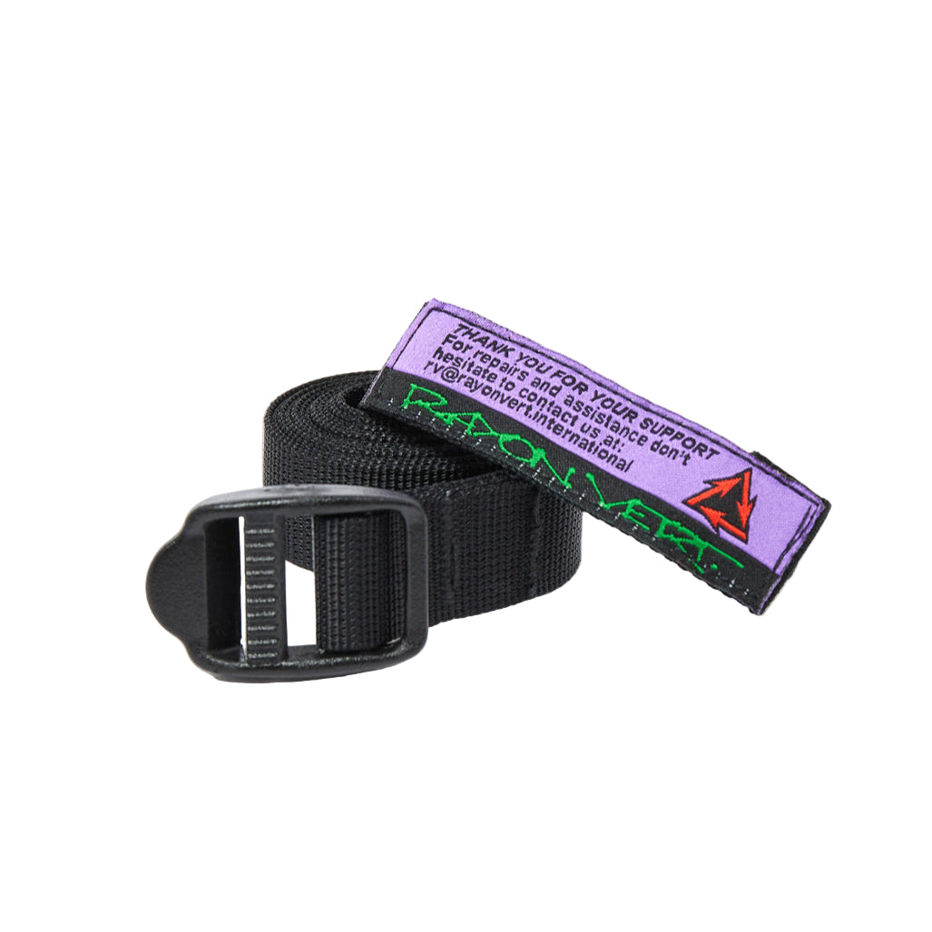 Rayon Vert Ladderlock Rayon Belt Golgotha Black