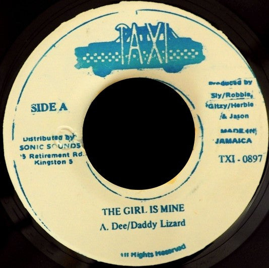 A. Dee, Daddy Lizard : The Girl Is Mine (7")