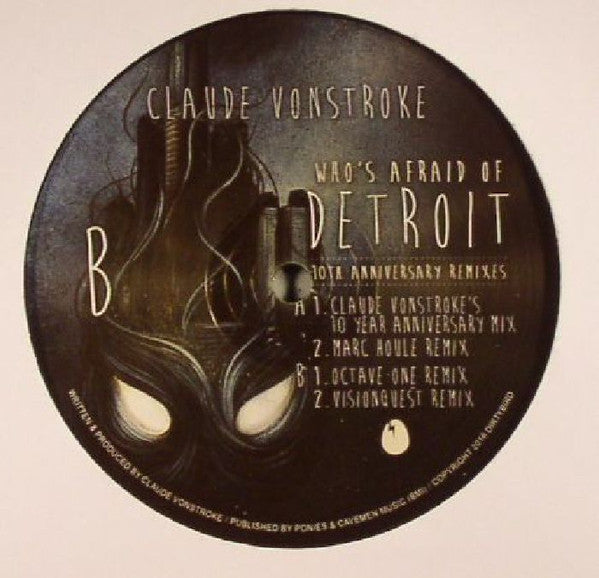 Claude VonStroke : Who's Afraid Of Detroit: 10th Anniversary Remixes (12")