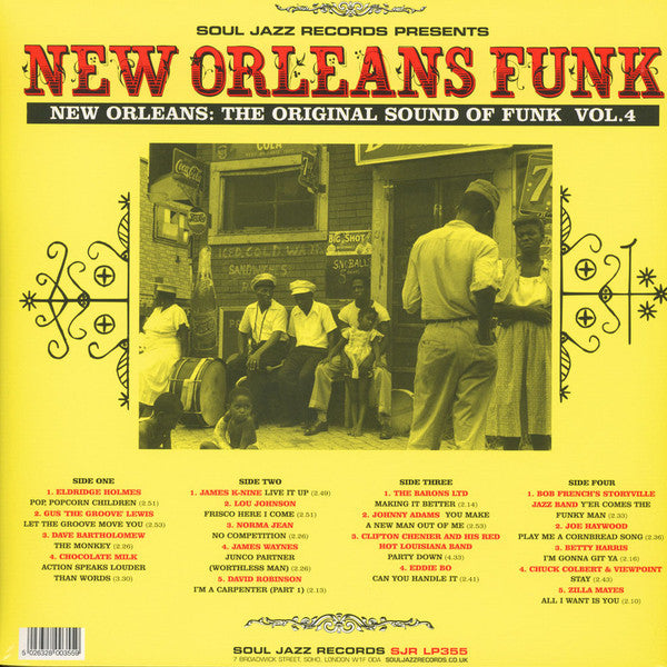 Various : New Orleans: The Original Sound Of Funk Vol.4 (Voodoo Fire In New Orleans 1951-77) (2xLP, Comp)