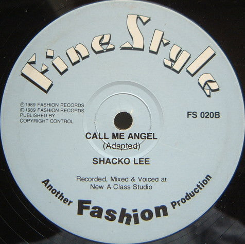 Janet Davis* / Shacko Lee : Two-Timing Lover / Call Me Angel (12")