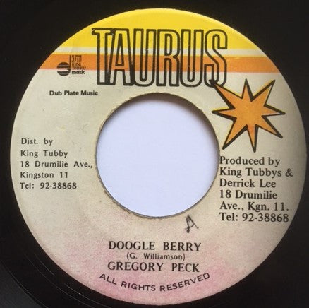 Gregory Peck : Dugle Berry / Version (7", Lab)