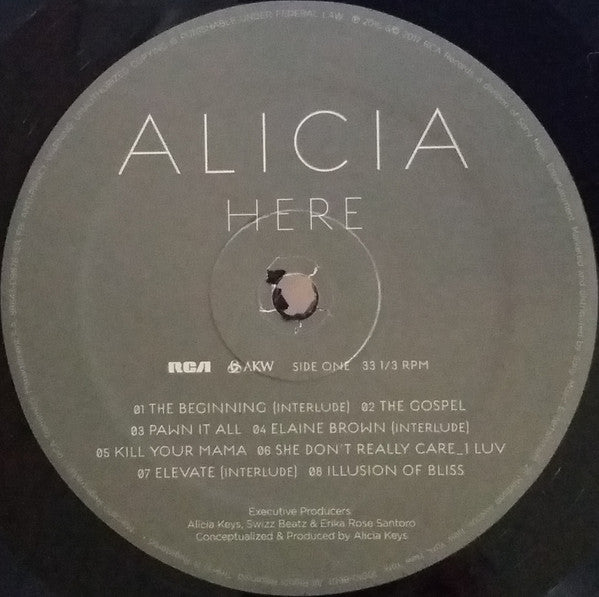 Alicia Keys : Here (LP, Album, gat)