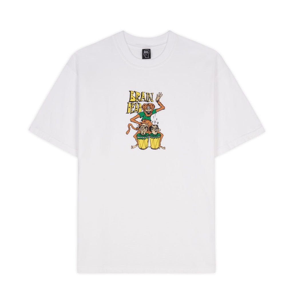 Brain Dead Bongo Brain T-Shirt White