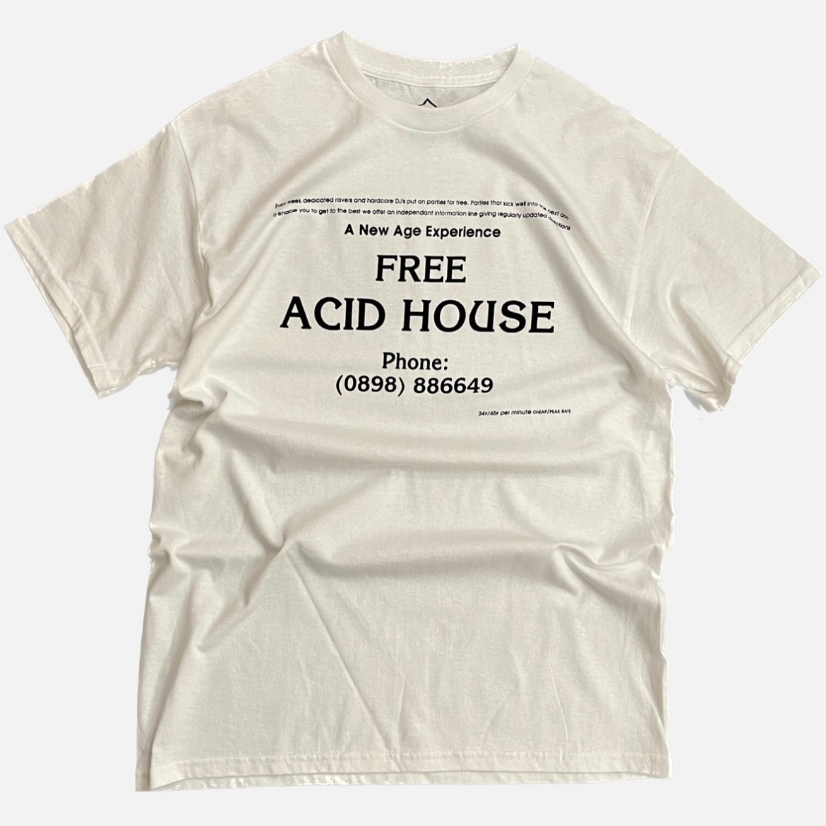 Extrastereo Free Acid House T-Shirt White