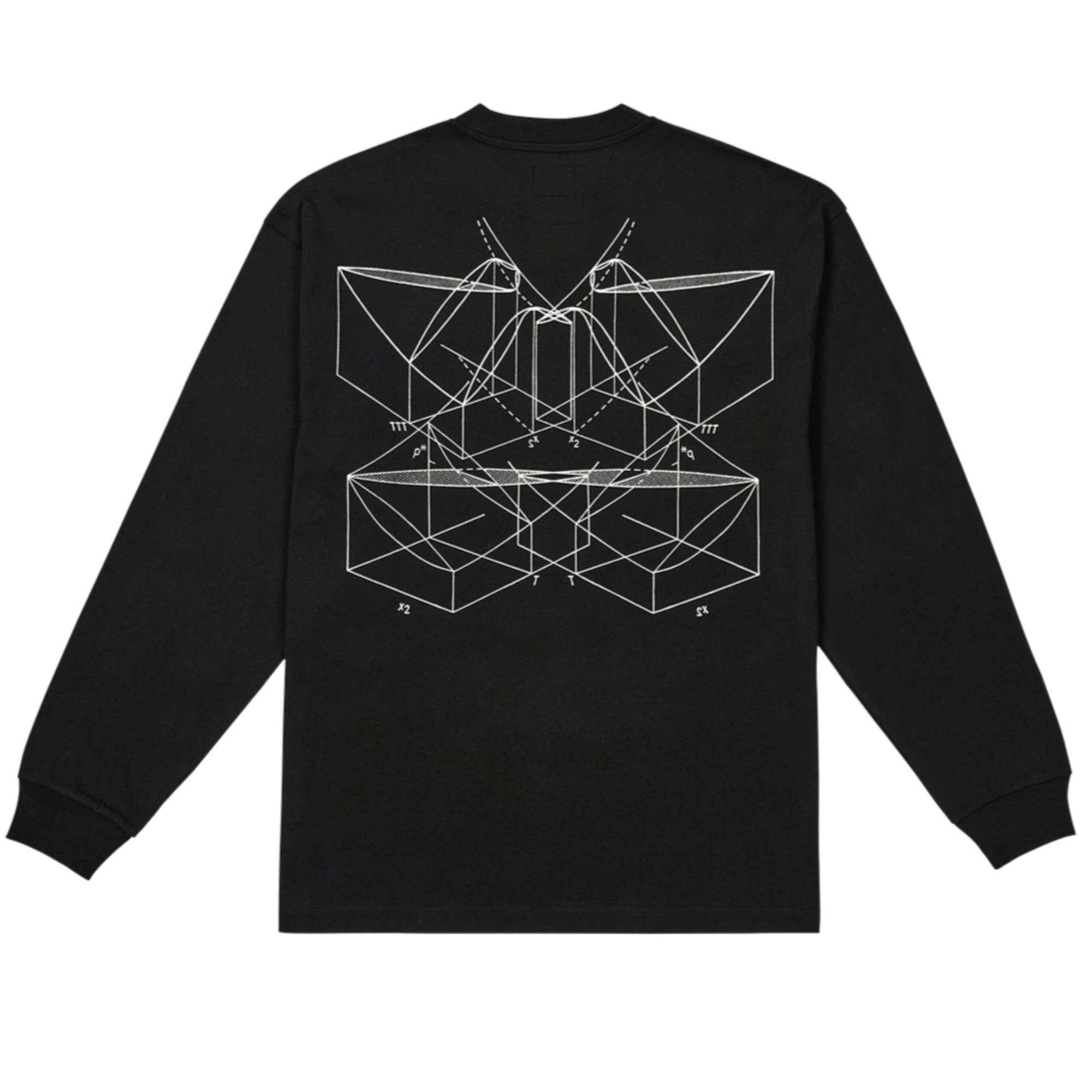 The Trilogy Tapes TTT Graph Longsleeve T-Shirt Black