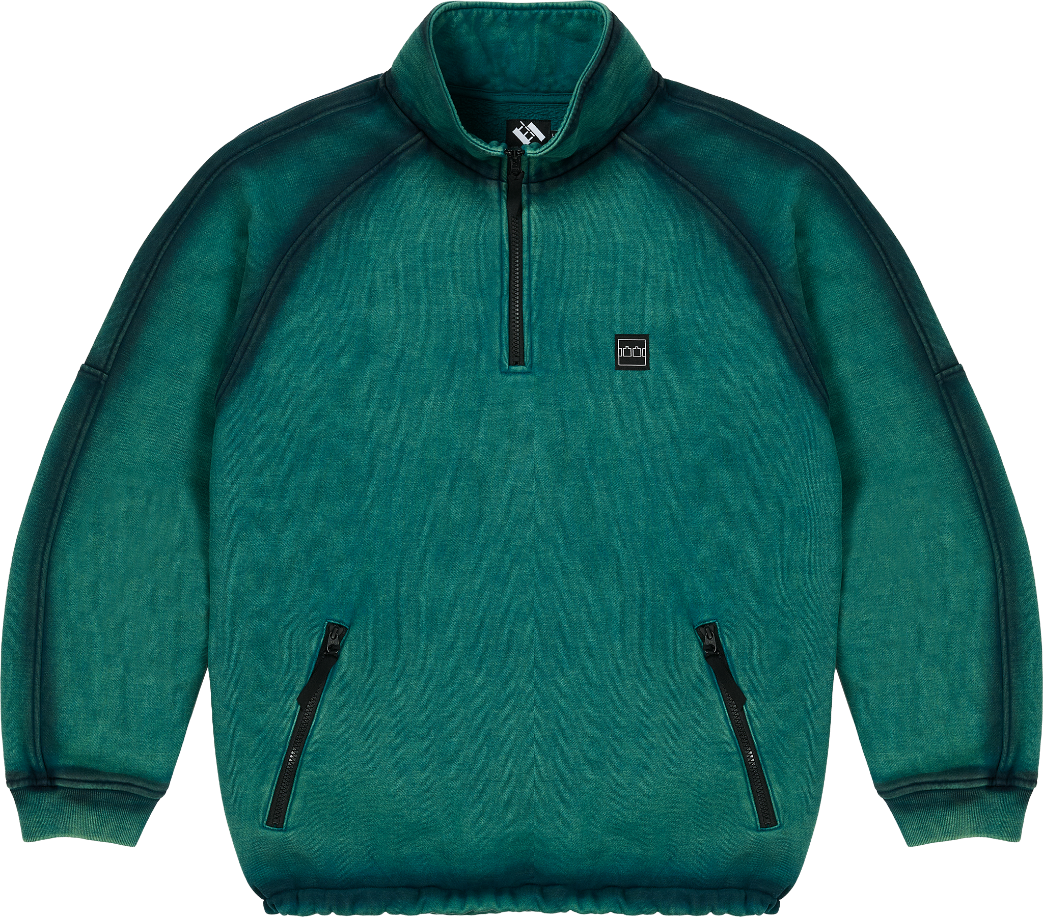 The Trilogy Tapes TTT Spray Funnel Neck Green