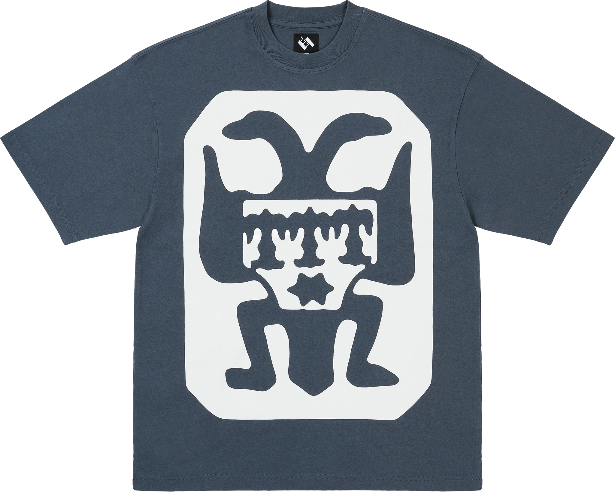 The Trilogy Tapes TTT Two Headed Bird T-Shirt Charcoal