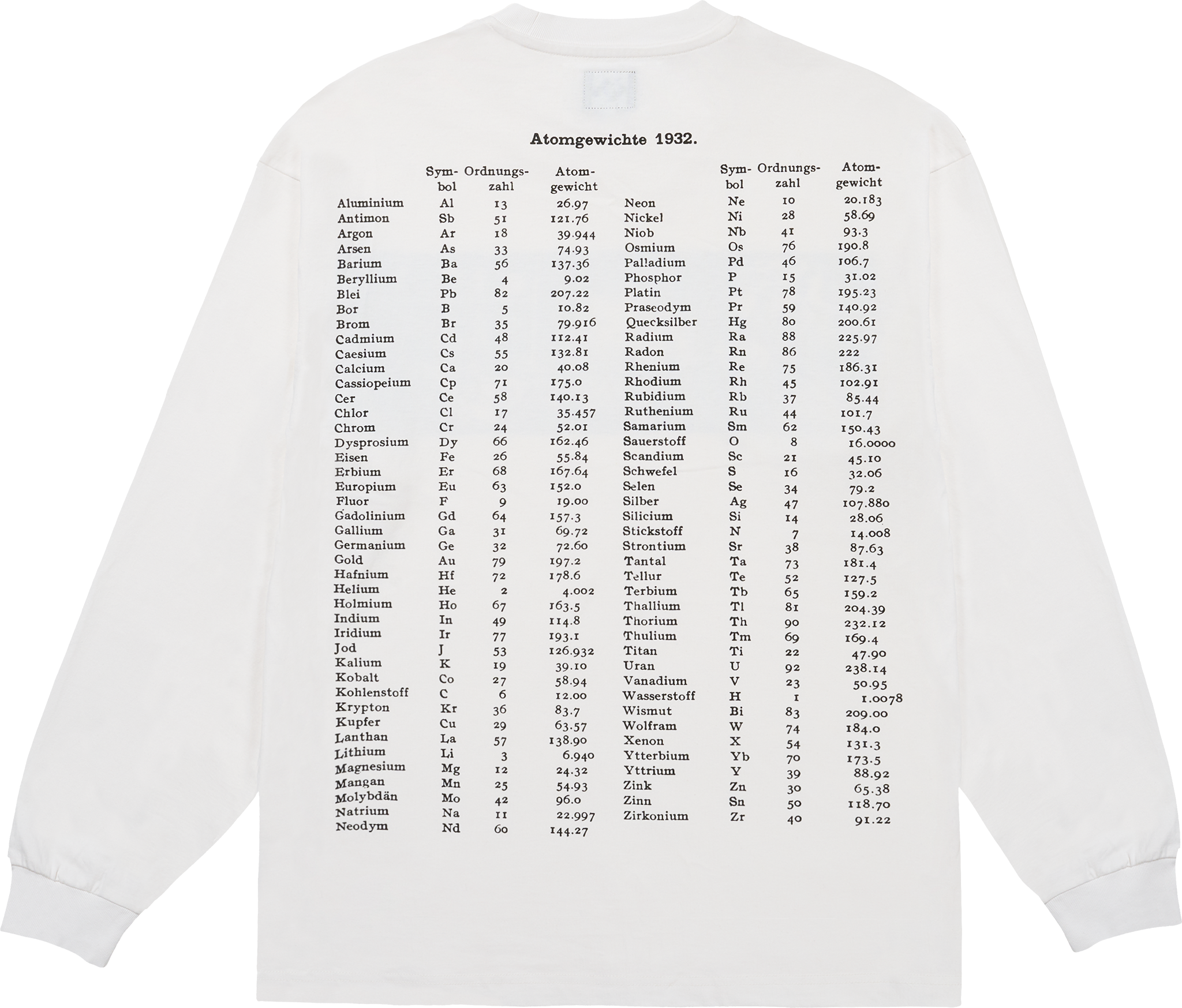 The Trilogy Tapes TTT Atomgewitchte Longsleeve White