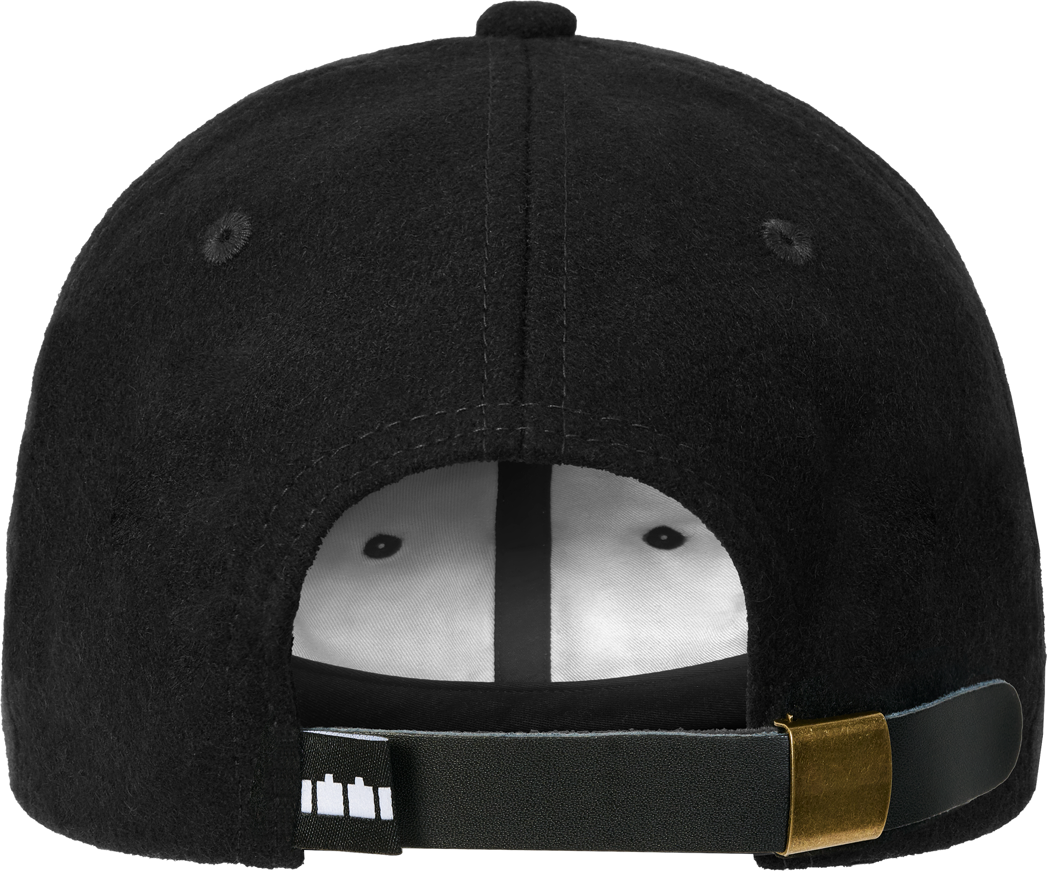 The Trilogy Tapes TTT Three Cross Wool Ball Cap Black