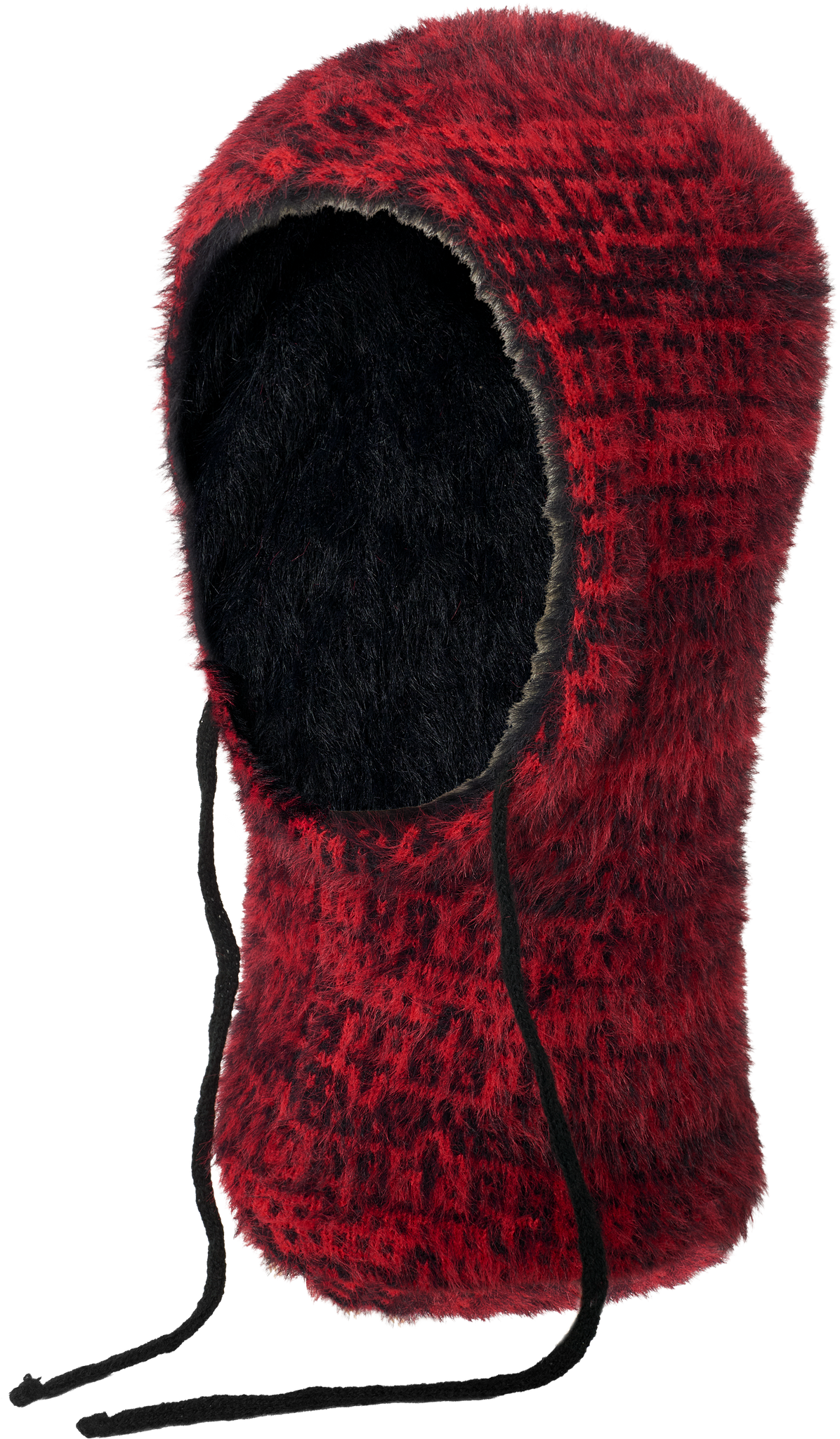 The Trilogy Tapes TTT Shadow Multiple Knitted Hood Red