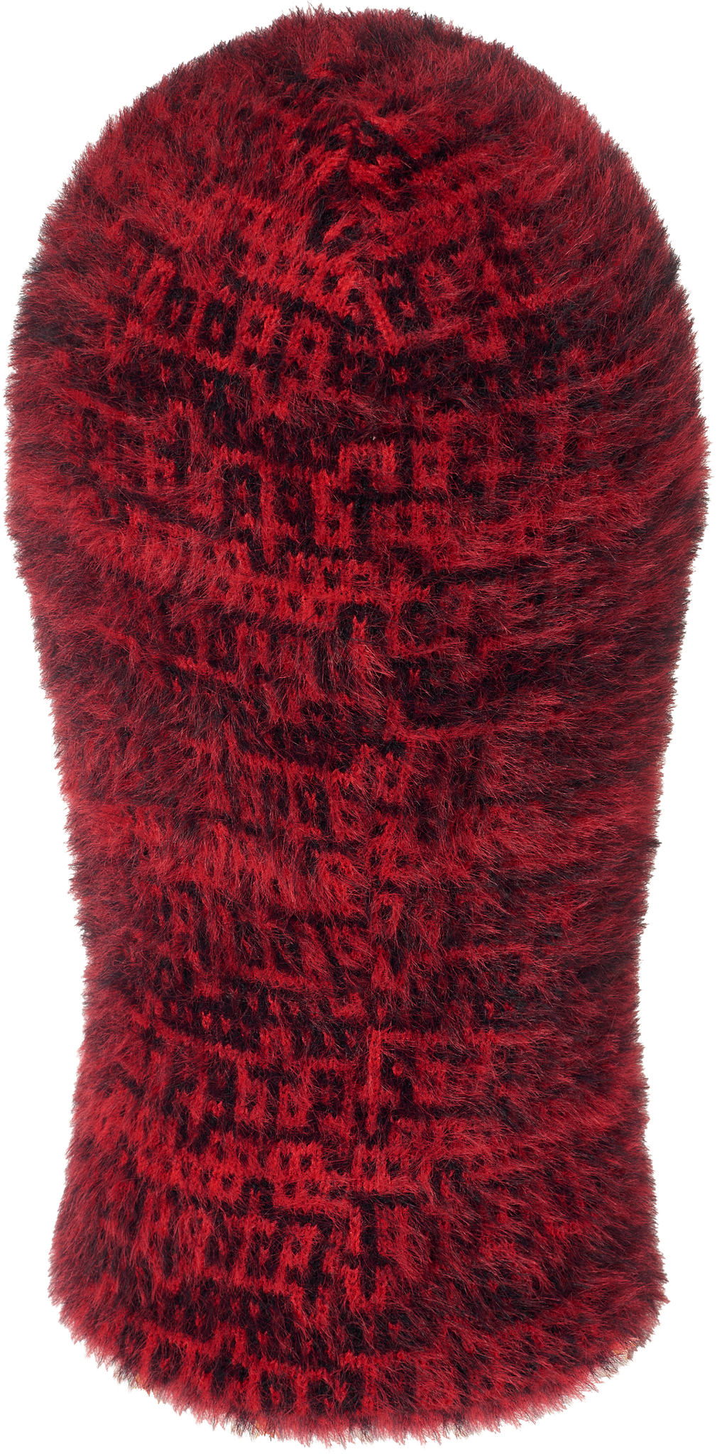 The Trilogy Tapes TTT Shadow Multiple Knitted Hood Red