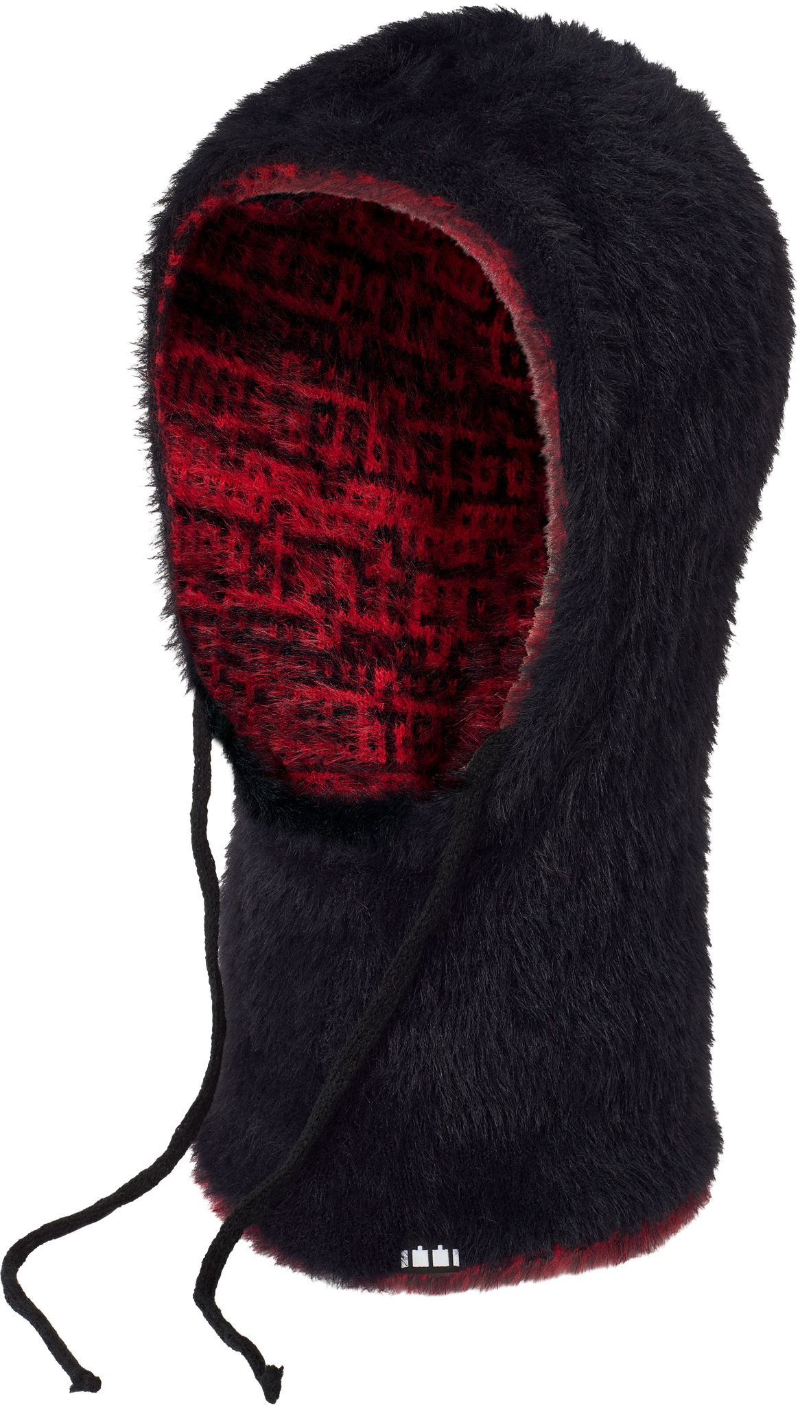 The Trilogy Tapes TTT Shadow Multiple Knitted Hood Red