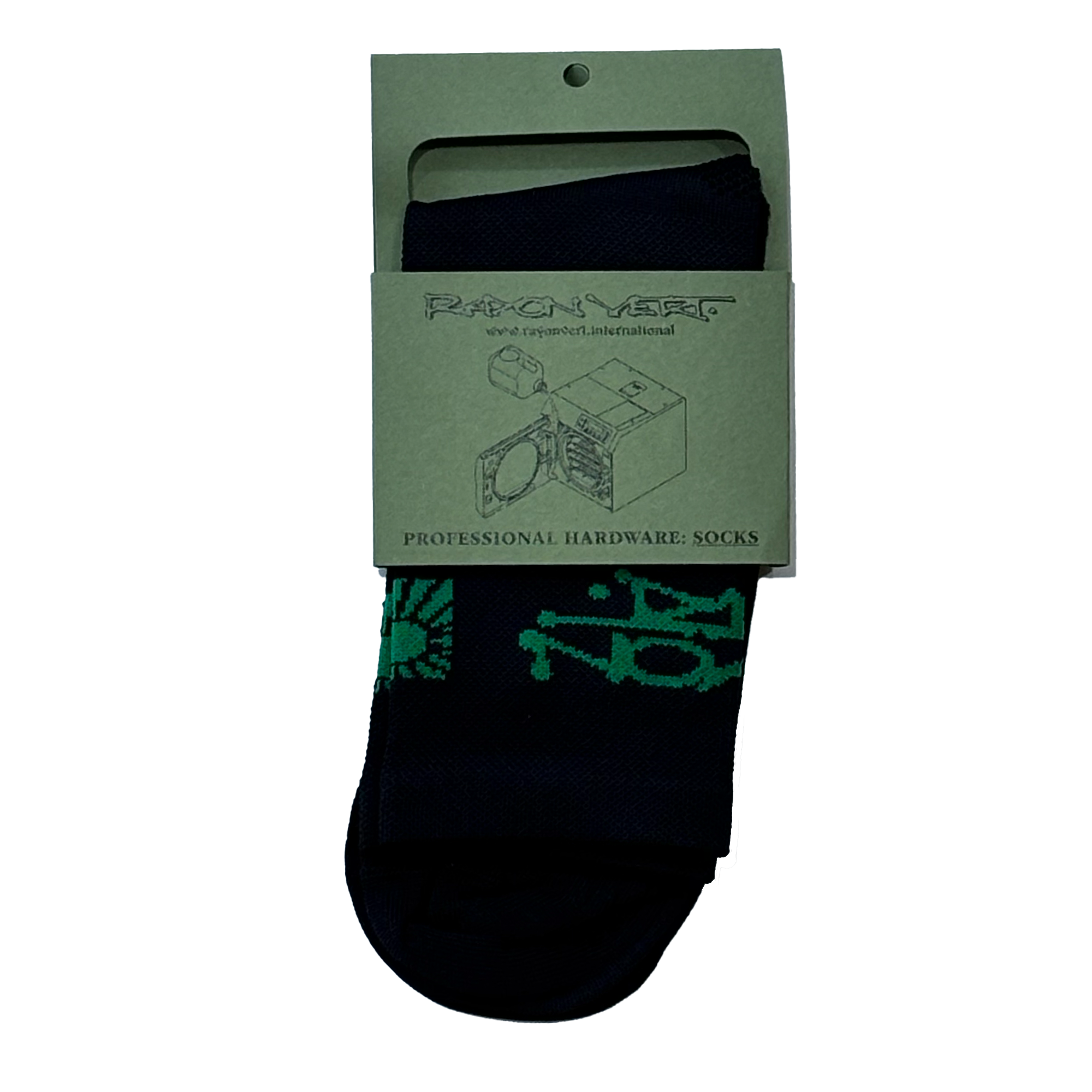 Rayon Vert Problem Socks Golgotha Black